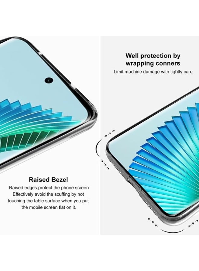 جراب شفاف لهاتف Honor Magic6 Lite 5G (Magic 6 Lite)/Honor X9b (6.78 بوصة)، غطاء حماية من السيليكون الناعم TPU - Image 3