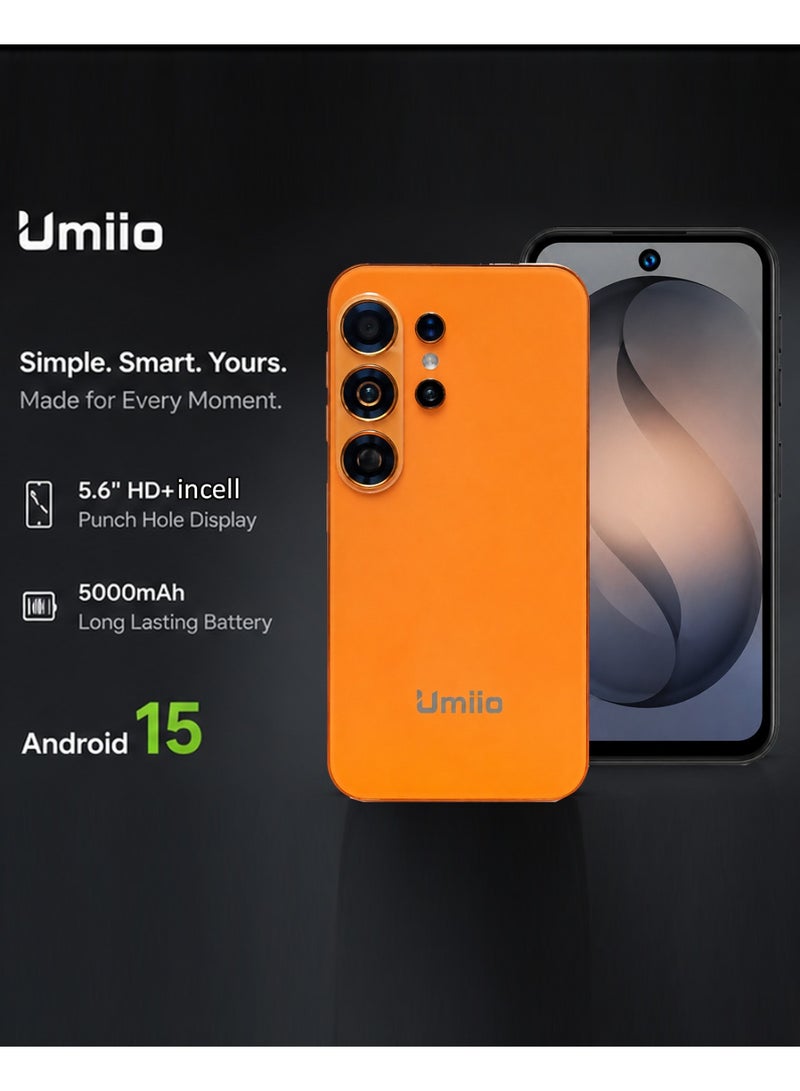 Umiio Mini Smartphone 5.6 Inch Incell Display Dual SIM S26 Ultra Android Cell Phone Triple Camera, Compact Small Size Android Mobile Phone For Kids & Adults - Image 5