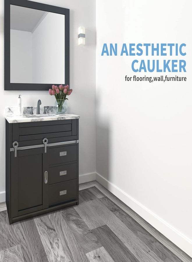 Art3d Self Adhesive Vinyl Floor Transition Strip, Laminate Floor Strip Floor Flat Divider Strip for Joining Floor Gaps,Carpet Threshold, Floor Tiles（4 FT, 1.57in, Gray） - Image 5