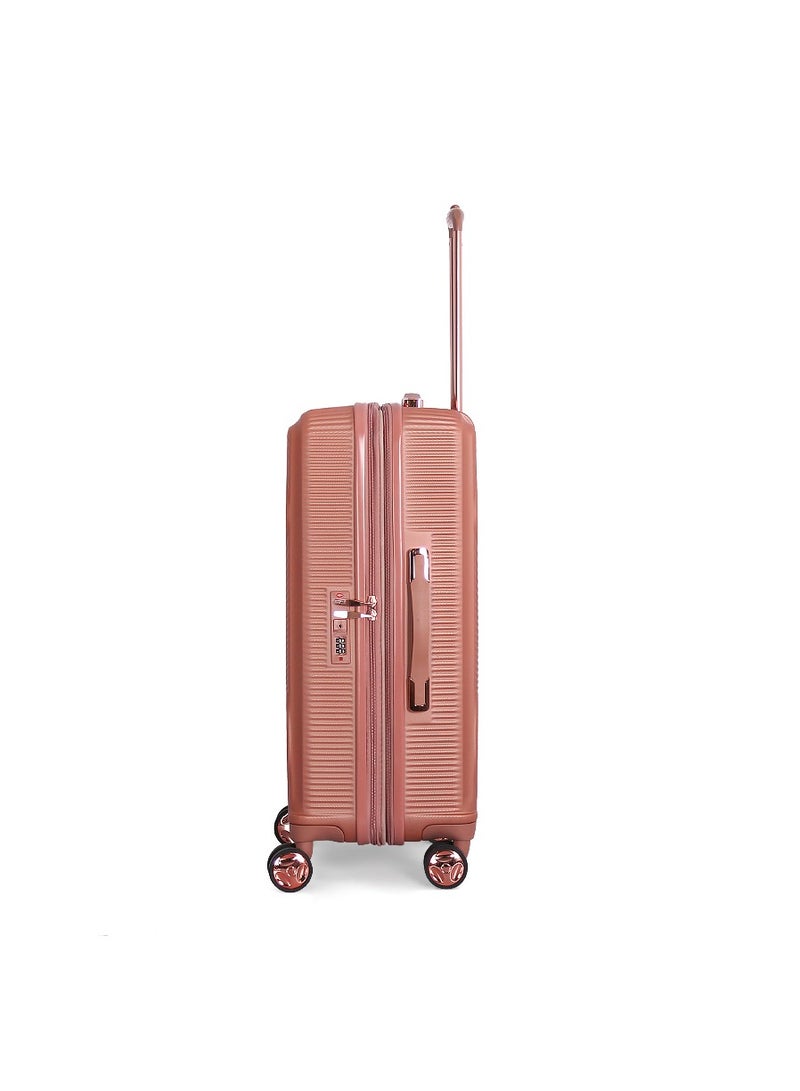 RUBY GOLF Hardside Luggage Trolley Bag 4 Pieces Set ,Rose Gold (BC-12,S-20,M-24,L-28) - Image 3