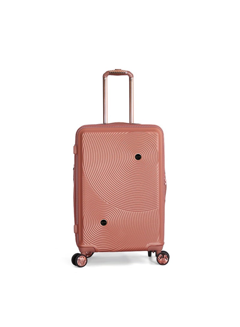 RUBY GOLF Hardside Luggage Trolley Bag 4 Pieces Set ,Rose Gold (BC-12,S-20,M-24,L-28) - Image 2