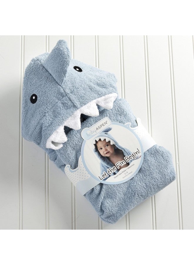 Baby Aspen Boys Spa Robe Hooded Towel, Blue (Updated Gift Packaging), One Size US (BA14129BL) - Image 2