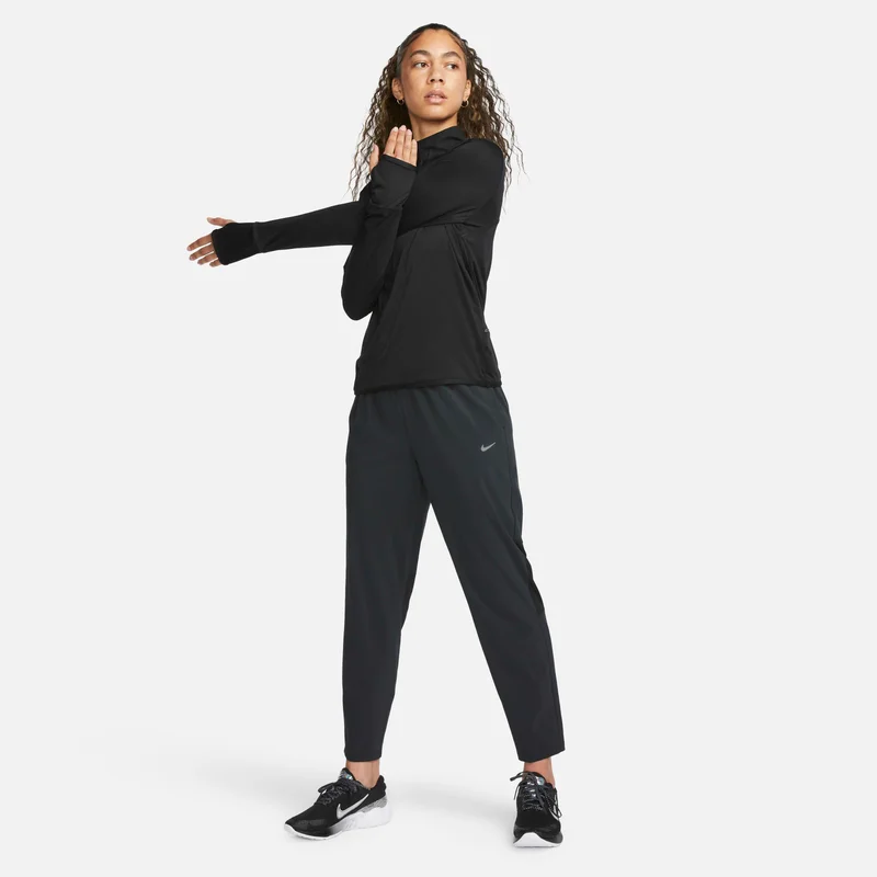 Nike black Women's Dri-FIT Fast Mid-Rise Running Trousers for Women | Best Price UAE
