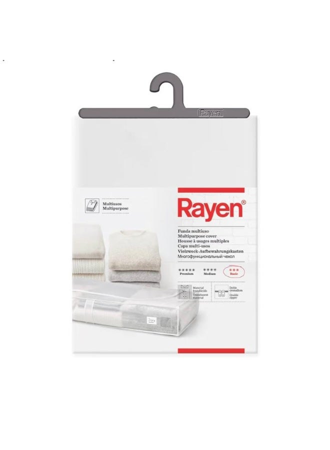 ريان غطاء تخزين متعدد الاستخدام من راين، مقاس 103×16×45 سم – حماية من الغبار والعث، مثالي للبطانيات والملابس - Image 1