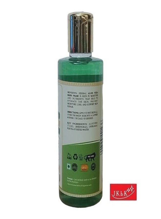 J K b K Khadi Vedimatic Herbal Aloevera Body Wash - Image 3