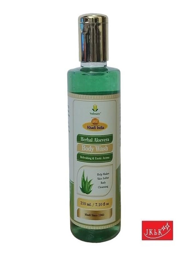 J K b K Khadi Vedimatic Herbal Aloevera Body Wash - Image 4