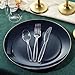 Munfix 360 Count Clear Plastic Spoons Heavy Duty Premium Disposable Spoons Heat Resistant and BPA Free Plastic Silverware Utensils Durable Cutlery Set for Parties Picnics Events - Image 4