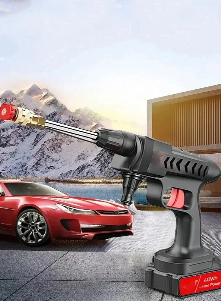 AROAQ 60 Bar 300W Cordless High Pressure Car Washer Rechargeable - Image 2