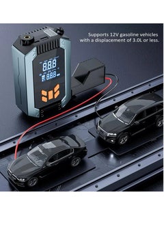 SUITU 2024 Upgraded Wireless 150PSI Car Emergency Starter & Multi-Functional Inflator - Portable Air Compressor with LCD Display, LED Lighting, and Power Bank for Cars, Motorcycles, Bicycles, Balls & More  - Image 3