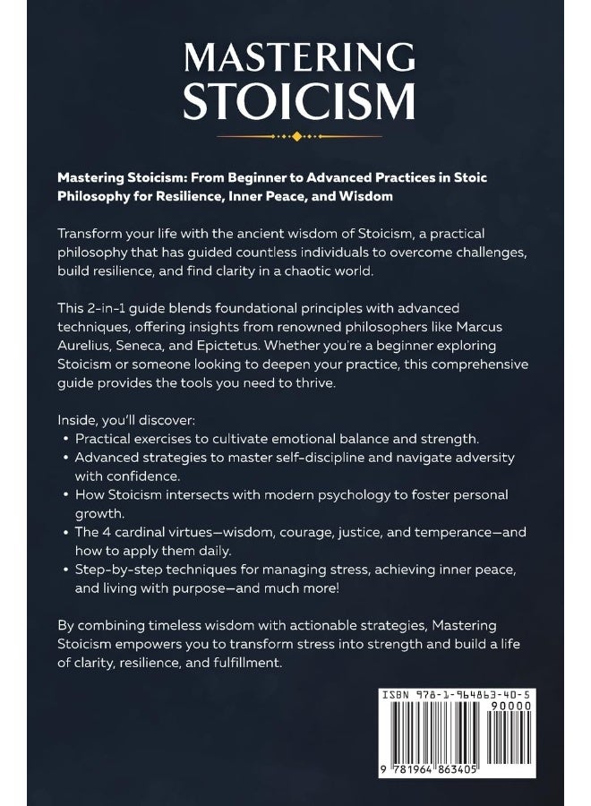 Mastering Stoicism: From Beginner to Advanced Practices in Stoic Philosophy for Resilience, Inner Peace, and Wisdom - Image 2