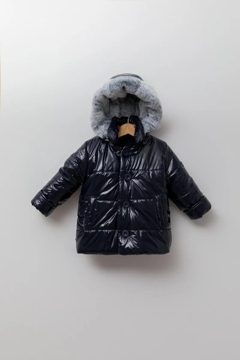 بيبي هولا Hooded Water and Windproof Girl's Boy's Coat 13441