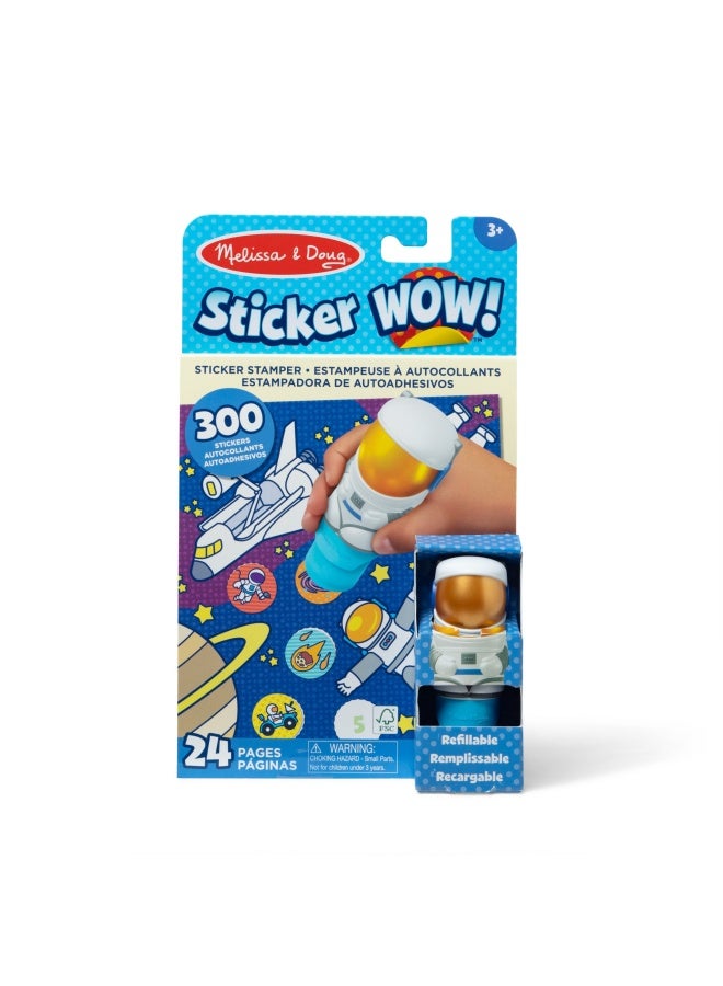 Melissa & Doug Astronaut Sticker Stamper Activity Pad - Image 1