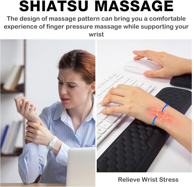 Keyboard Wrist Rest - Soft Memory Foam Support for Pain Relief - Image 3