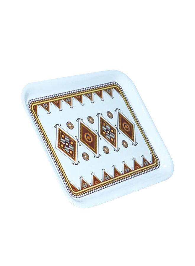 Plastic Serving Tray With Heritage Patterns