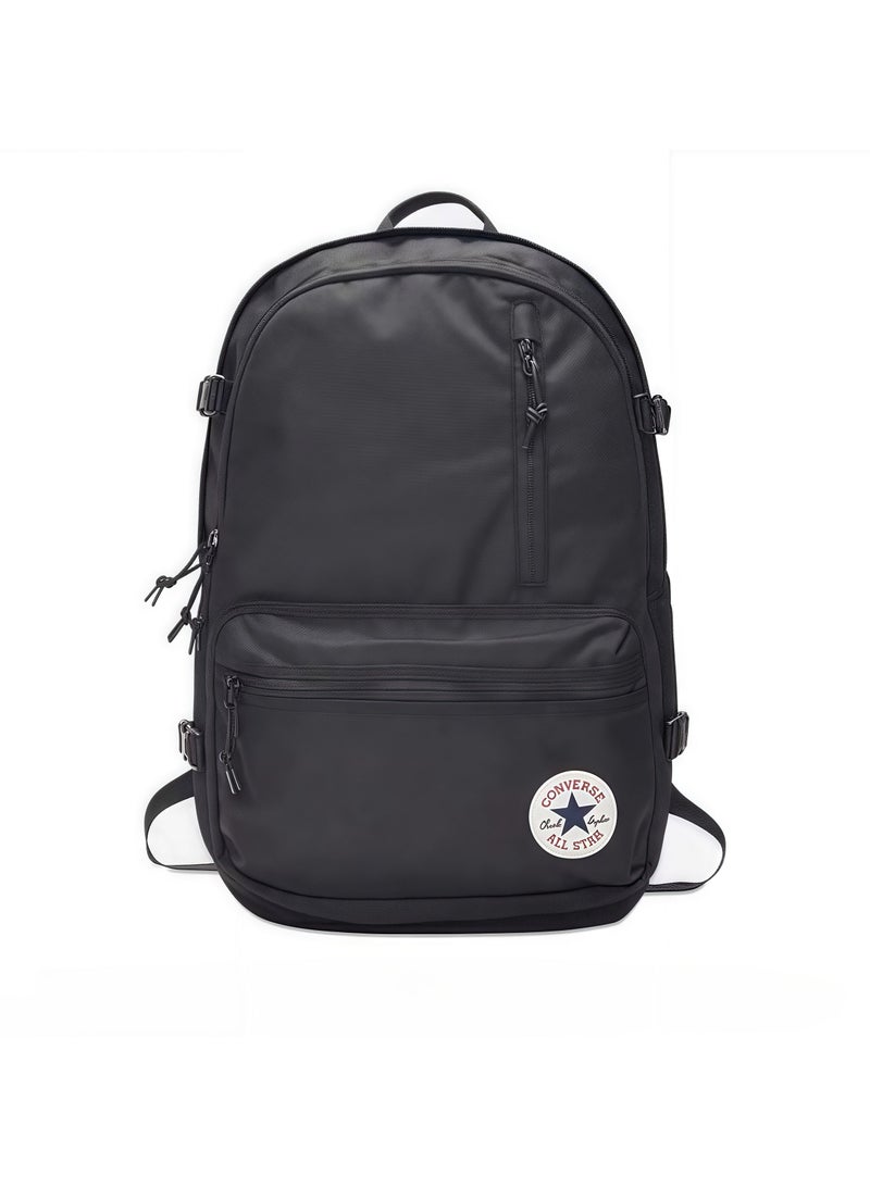 CONVERSE حقيبة ظهر قماشية مقاومة للماء من كونفيرس للرجال والنساء، عصرية ومتعددة الاستخدامات، حقيبة شبكية للطلاب، حقيبة سفر 31*46*16 سم - Image 1
