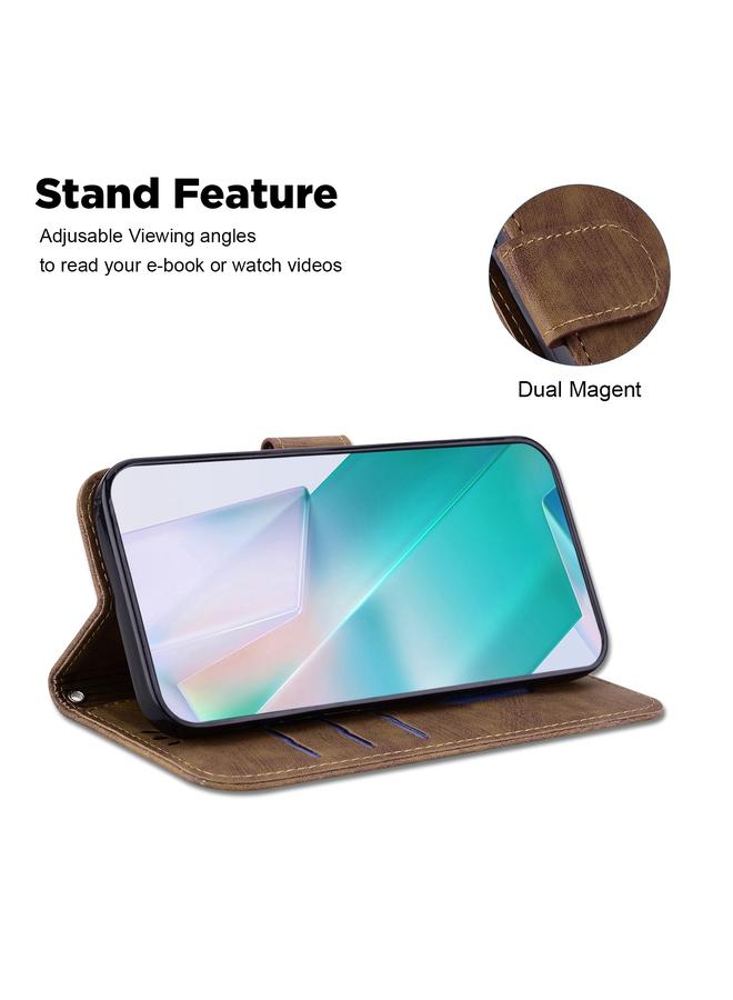 اس-توب جراب هاتف Realme 8i من الجلد المنقوش بنقشة النمر الصغير - Image 5