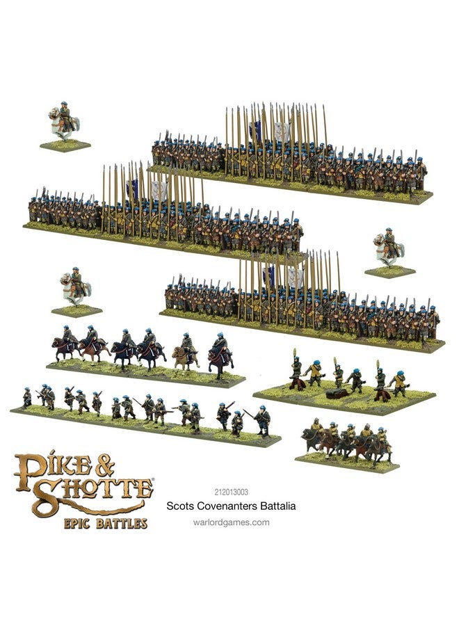 Warlord Games Pike & Shotte Epic Battles Scots Covenanters Battalia Military Table Top Wargaming Plastic Model Kit 212013003 - Image 2