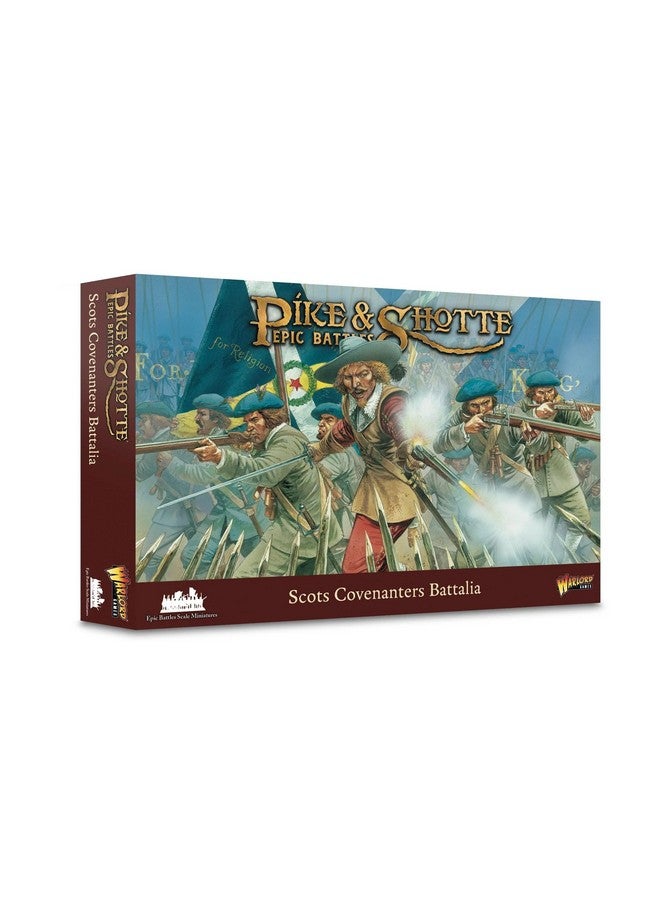 Warlord Games Pike & Shotte Epic Battles Scots Covenanters Battalia Military Table Top Wargaming Plastic Model Kit 212013003 - Image 1
