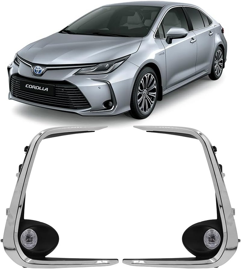 THUNDER 2019-2021 Corolla Nickel Fog Lights 2 Piece - Image 1