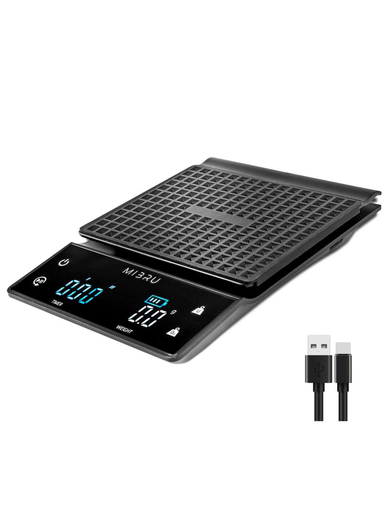 MIBRU V60 Coffee Maker Set, 11-Piece Hand Brewing Coffee Set, Pour Over Coffee Machine Accessories Kit All In 1 Portable Travel Bag - Image 2