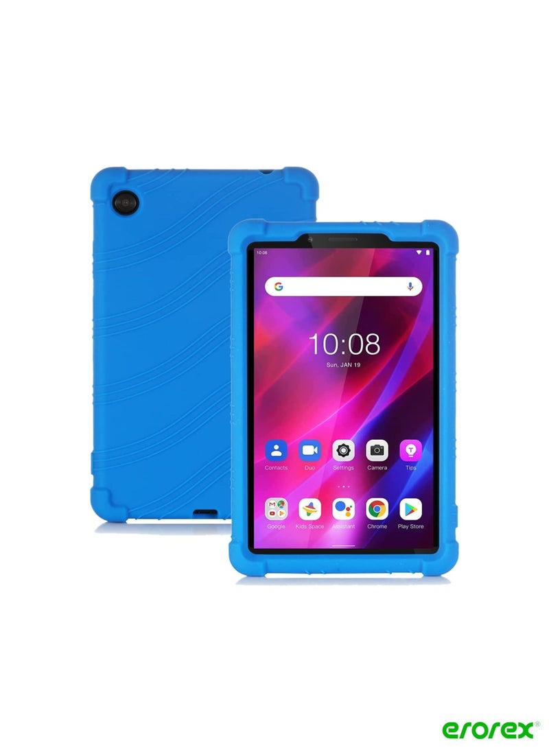 إيروريكس - جراب تابلت Lenovo Tab M7 مقاس 7 بوصة 2019 2021 الإصدار الثاني والثالث باللون الأزرق الداكن - Image 1