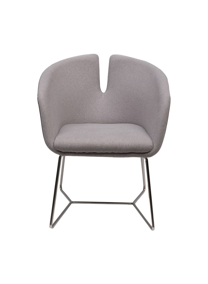 HUIMEI L-014C Huimei Visitor Area Chair - Grey Color - Image 2
