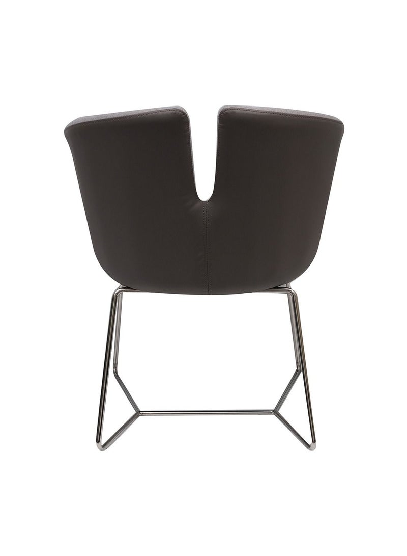 HUIMEI L-014C Huimei Visitor Area Chair - Grey Color - Image 4