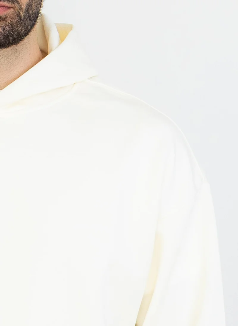 SHAPES Beige COMFORT BASIC HOODIE for Men | Best Price UAE