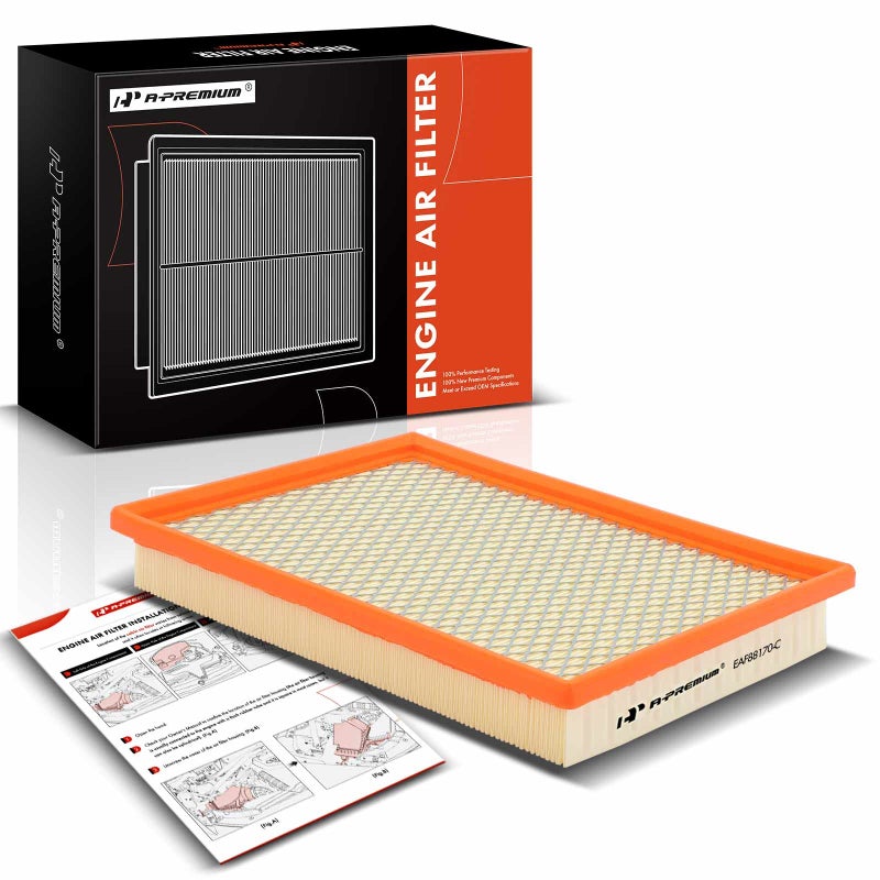 A-Premium APremium Engine Air Filter Compatible with Jeep Grand Cherokee 20052010 Commander 20062010 Liberty 20022007