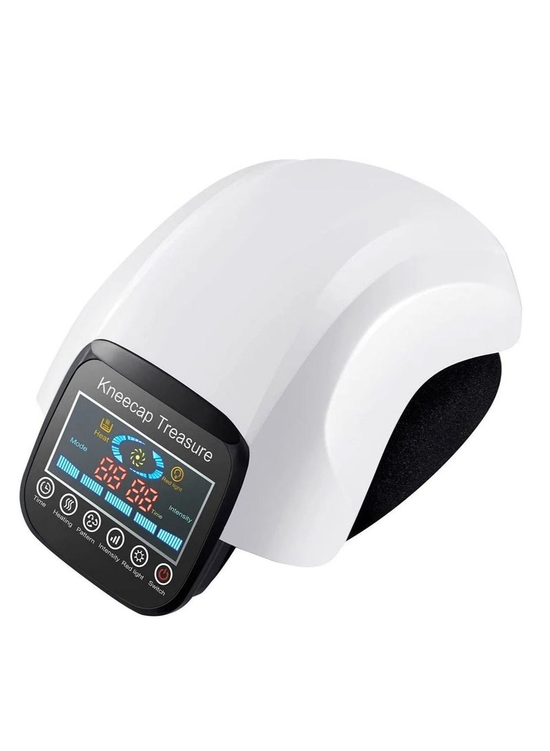 Generic Knee Massager with Heat for Pain Relief Electric Cordless Vibration Knee Massage Device with Kneading for Arthritis and Joint Circulation Warmer Rechargeable - Image 1