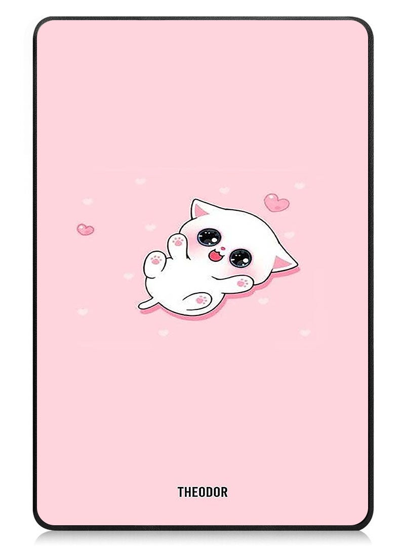 Theodor Protective Flip Case For Huawei MatePad 11.5 S (2024) With Trifold Stand Auto Wake Sleep Shockproof Cover cat baby copy - Image 1