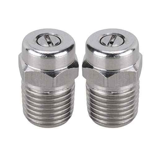M MINGLE Universal Replacement Nozzle, Pressure Washer Water Broom, Surface Cleaner, 25 Degree, Orifice 1.5, 1/4 Inch NPT Male Fitting, 4000PSI - Image 1