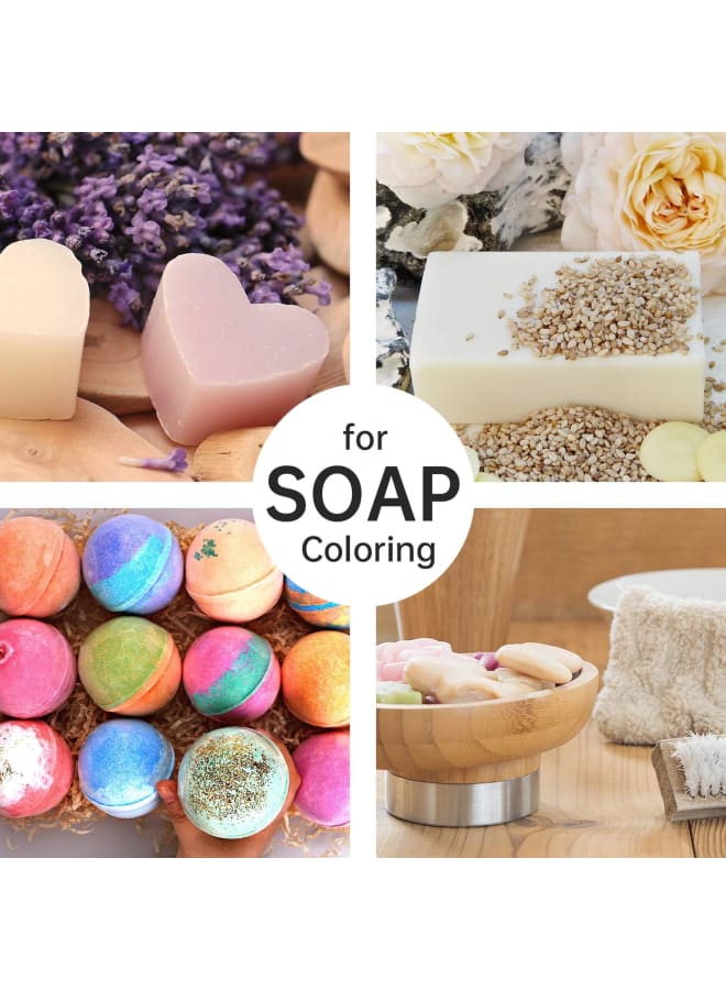 Mica Powder, Soap Dye, 30 Colours (5 g), Epoxy Resin Pigment Mica Powder + Glitter Powder for Candles, Bath Bomb, Slime, Makeup, Nail Polish, Paint  - Image 4