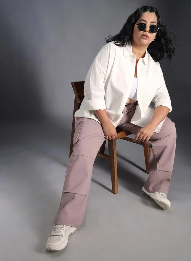 HIGH STAR Plus Size Classic Oversized Casual Shirt by Styli