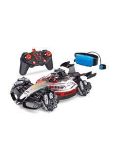 Generic Red RC Stunt Car with Mist Spray & LED Lights – 360° Rotating Remote Control Car – High-Speed Racing Toy for Kids  - Image 1