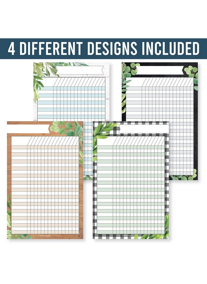 Hadley Designs Hadley Designs 4 Farmhouse Data Charts Classroom Incentive Chart for Classroom - Homework Chart for Classroom Reward Chart, Attendance Chart for Classroom Charts, Reward Chart for Kids Behavior  - Image 2