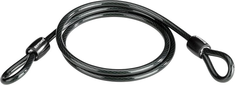 Kryptonite Bike U-Lock with Braided Steel Cable, High Security Anti-Theft Bicycle U Lock, 12mm Shackle and 8mm x4ft Length Security Cable with Keys for Scooter Road Mountain Bikes - Image 4