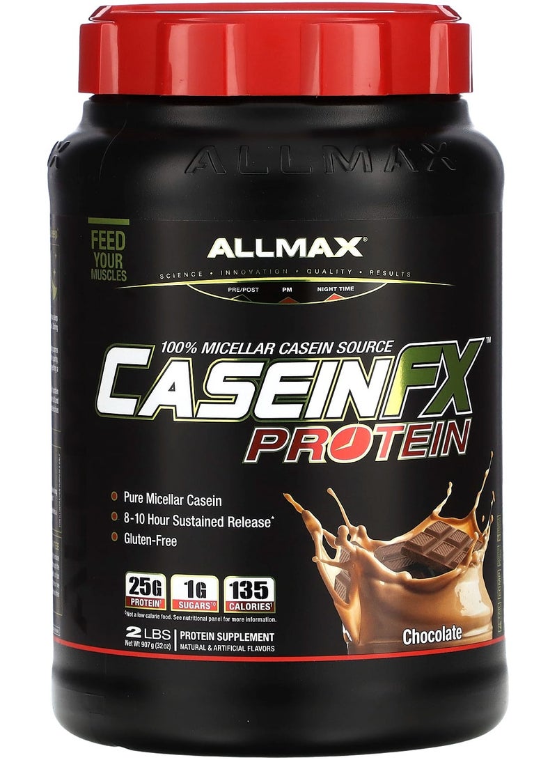 Allmax CaseinFX, 100% Casein Micellar Protein, Chocolate, 2 lbs (907 g)