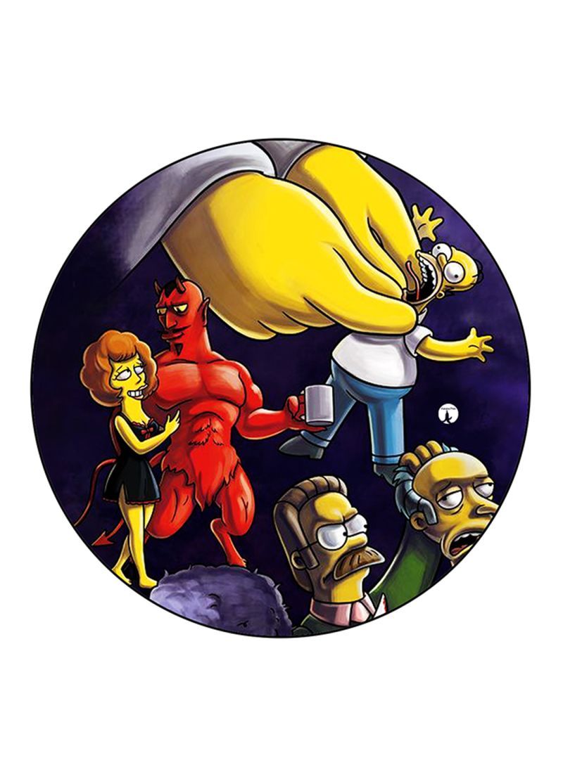 The Simpsons Printed Mouse Pad Multicolour