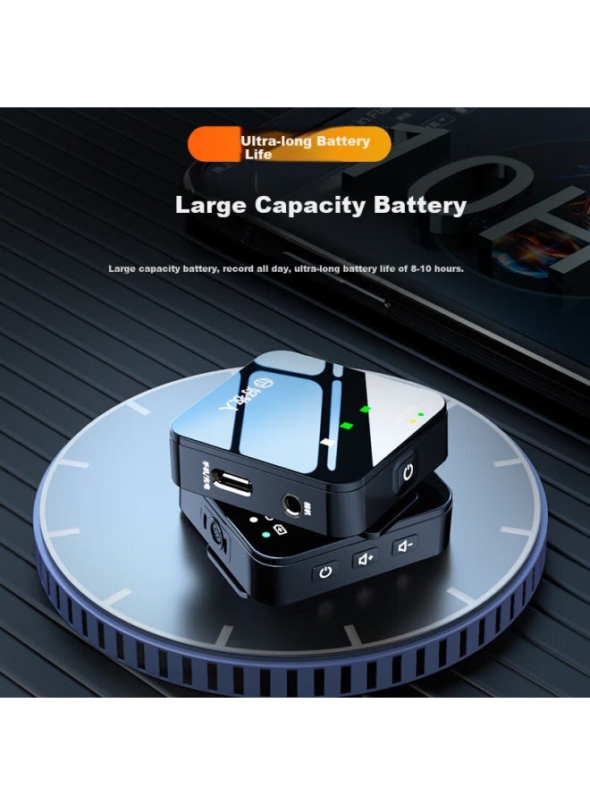 The Good Shepherd Good Shepherd Wireless Microphone Clip-on Lavalier, Karaoke Sound Card Mobile Phone And Camera Short Video, Professional Recording Equipment, Outdoor Interview, Noise Reduction, Bluetooth Microphone - Image 5