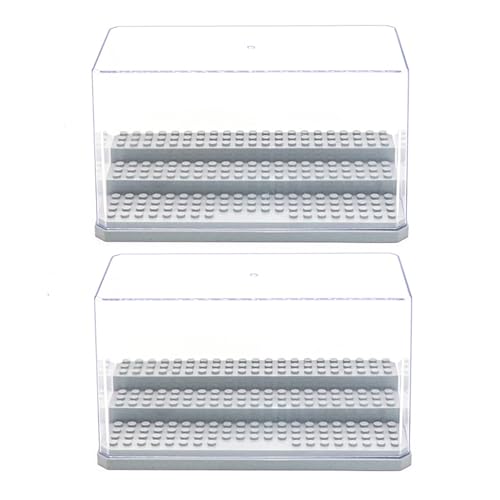 WMM Acrylic Minifigure Display Case Stackable Action Figures Blocks Display Box Clear Dustproof Display Case Box for Lego Lovers - Image 1