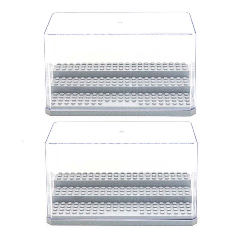 WMM Acrylic Minifigure Display Case Stackable Action Figures Blocks Display Box Clear Dustproof Display Case Box for Lego Lovers - Image 2