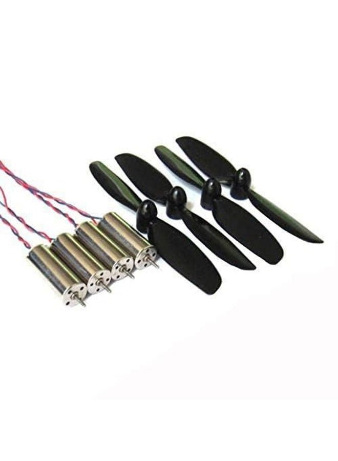 Hobbypower 8520 Coreless Brushed Motor Set 53000rpm 8.5x20mm + 75mm CW CCW Propeller - Image 3