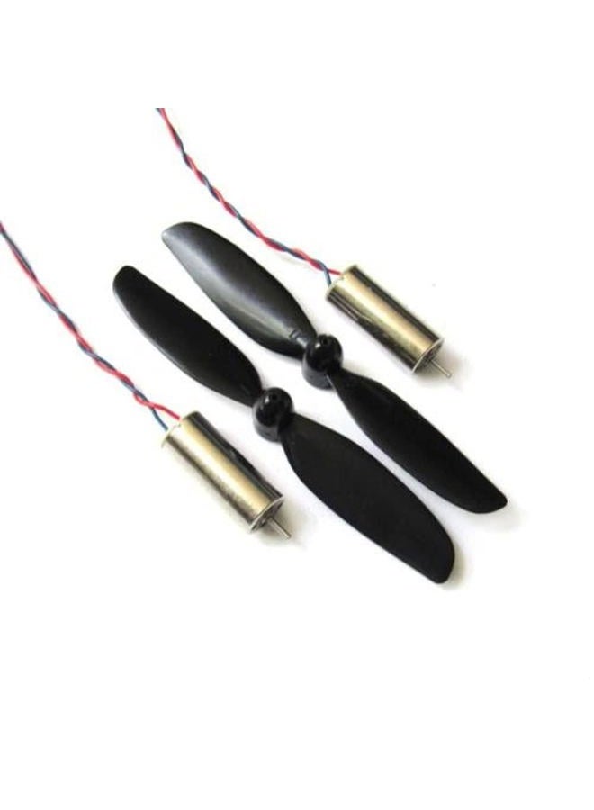 Hobbypower 8520 Coreless Brushed Motor Set 53000rpm 8.5x20mm + 75mm CW CCW Propeller - Image 4