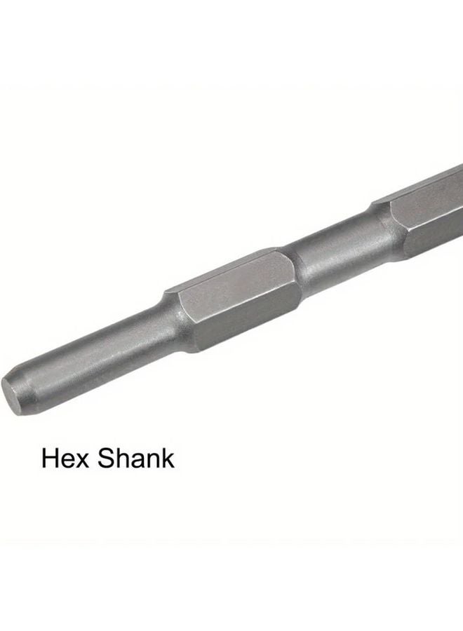 1 Set Stainless Steel Masonry Drill Bit Hex Shank Chisel Tool For Electric Jack Hammer - Image 5