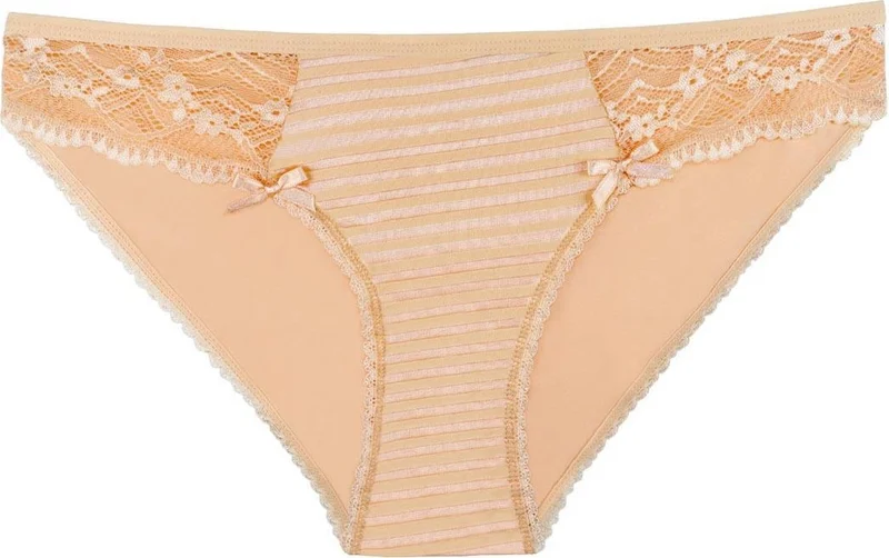 سينسو Women's Tulle and Lace Slip 5-Piece Panties Set - KTS2071