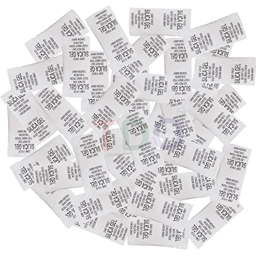 TDO Silica Gel Packets 450 Pcs (Each 1 Gram) Moisture absorbents Dehumidifier Silica Gel Bags for Moisture Room, Cupboard, Kitchen, Shoe,Wardrobe, Car,Camera, Lenses White - Image 1