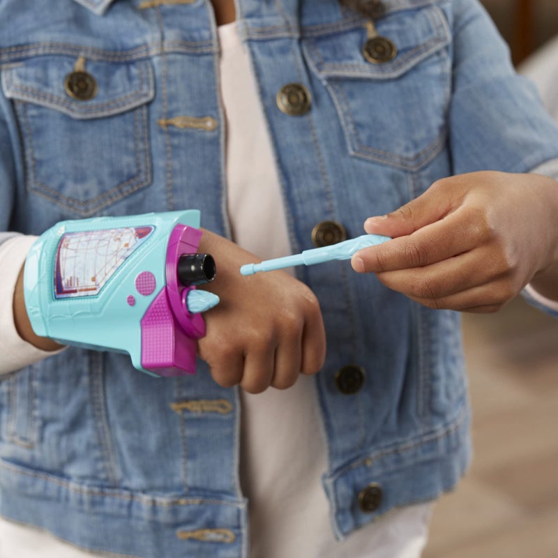 Marvel Spider-Man: Across The Spider-Verse Spider-Gwen Web-Shot Slinger Mask and Blaster Set, Spider-Man Web Shooter Toy, Super Hero Toys for 5 Year Old Girls and Boys and Up - Image 4