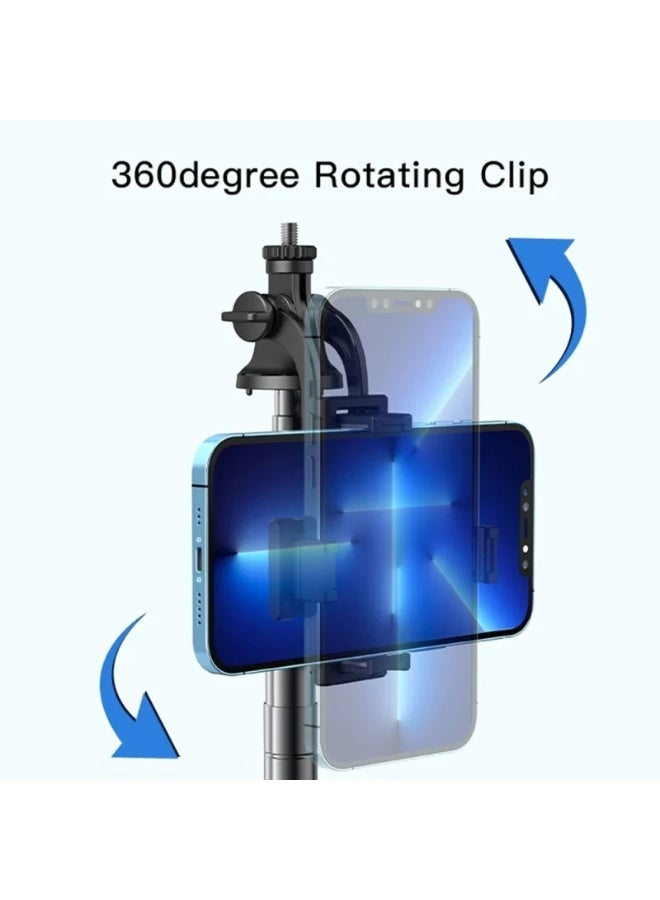 يسيدو عصا سيلفي لاسلكية Yesido SF13 مع حامل ثلاثي، قابلة للتمديد حتى 1580 ملم، خفيفة الوزن وقابلة للطي مع جهاز تحكم بلوتوث مثالية للصور الجماعية والسفر والتصوير والبث المباشر - Image 4