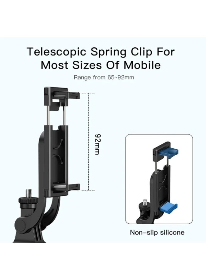 يسيدو عصا سيلفي لاسلكية Yesido SF13 مع حامل ثلاثي، قابلة للتمديد حتى 1580 ملم، خفيفة الوزن وقابلة للطي مع جهاز تحكم بلوتوث مثالية للصور الجماعية والسفر والتصوير والبث المباشر - Image 3